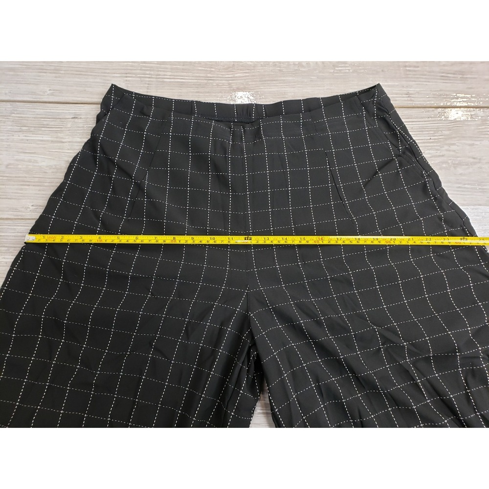 Rundholz Black Label Pants Balloon Cropped Black and White Check Grid XL NWT - Picture 6 of 14